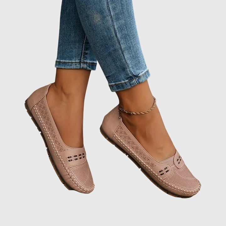 Comfortable Flats for Women Perforated