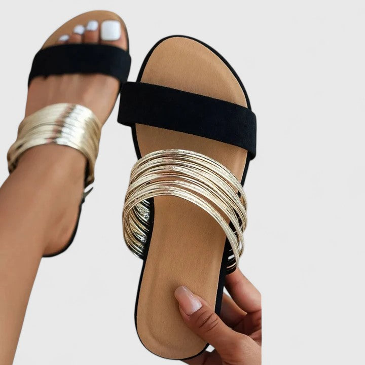 Elegant Slide Sandals for Women Strappy