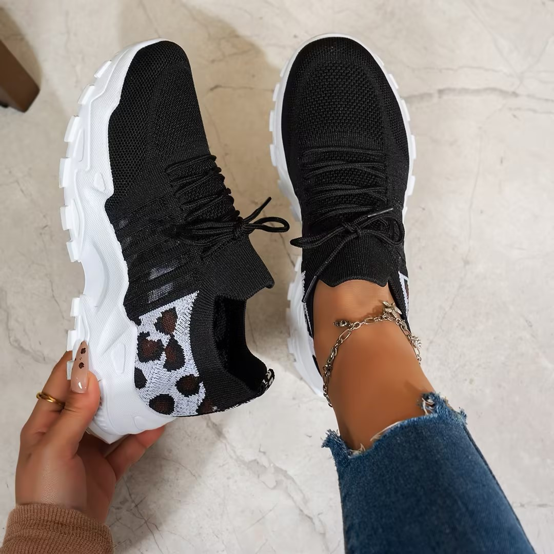 Comfortable Chunky Sneakers for Women Lace-Up