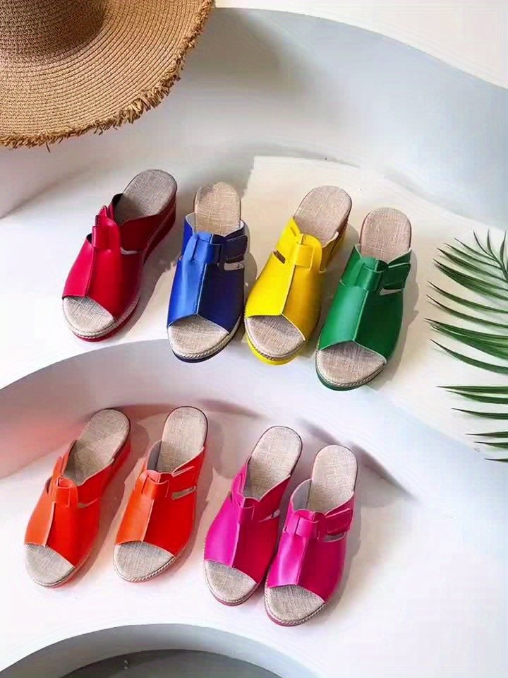 Comfortable Sandals for Women Open-Toe Wedge Platform
