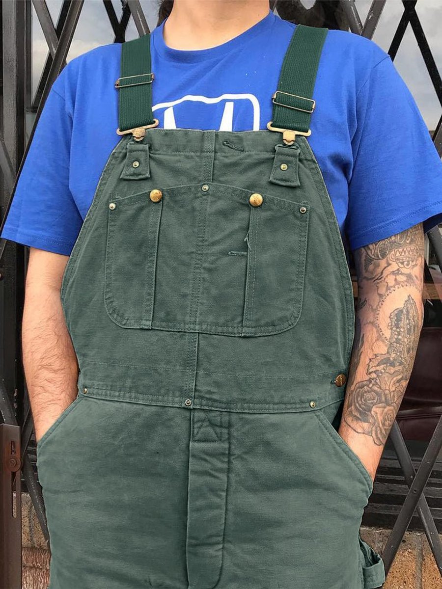 Comfortable Overalls for Women Adjustable-Strap Relaxed-Fit