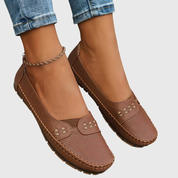 Comfortable Flats for Women Perforated