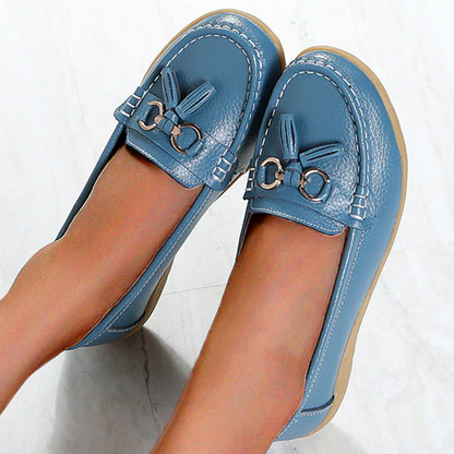Comfortable Loafers for Women Tassel-Detail