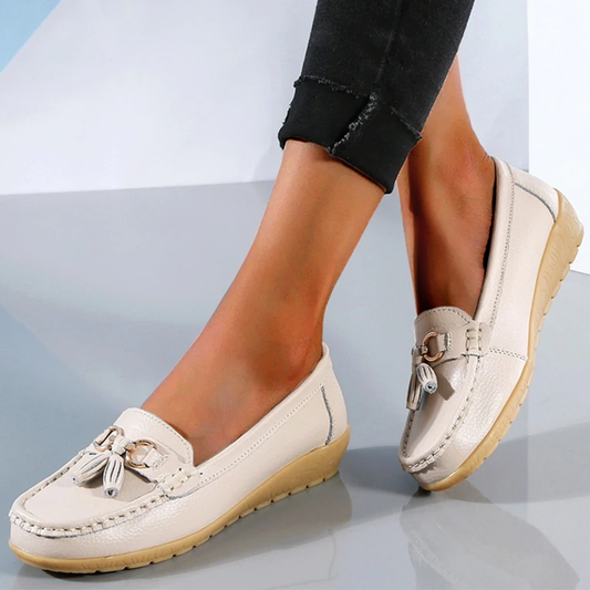 Comfortable Loafers for Women Tassel-Detail