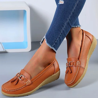 Comfortable Loafers for Women Tassel-Detail