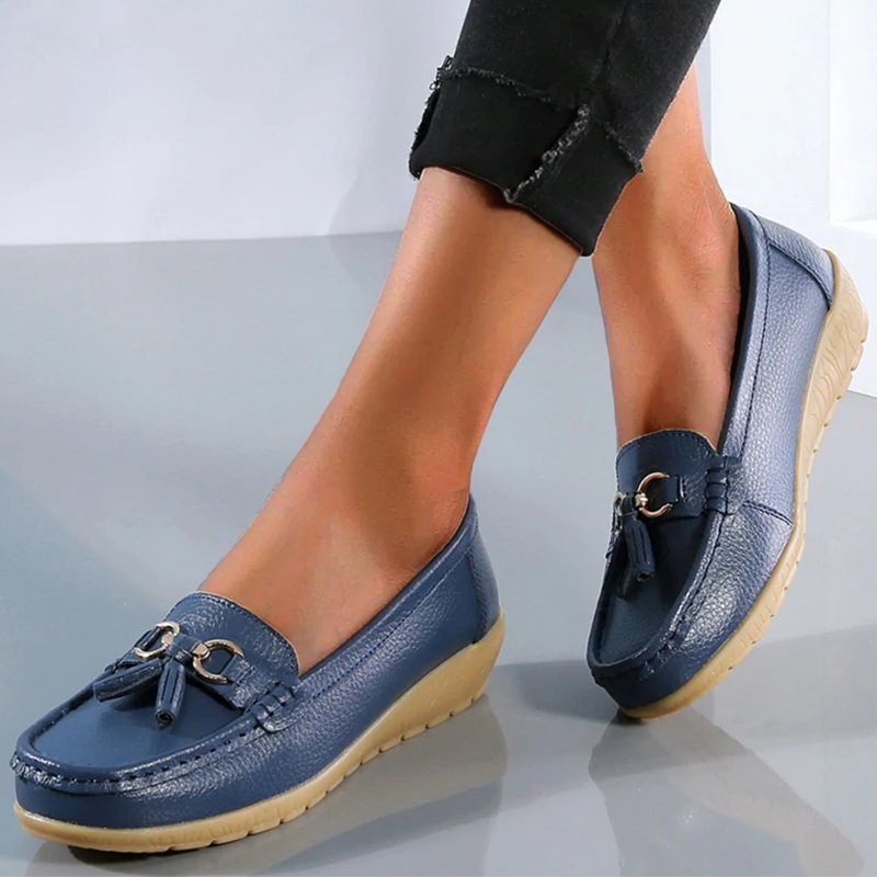 Comfortable Loafers for Women Tassel-Detail