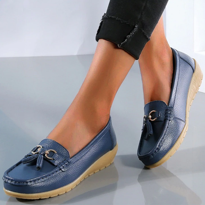 Comfortable Loafers for Women Tassel-Detail
