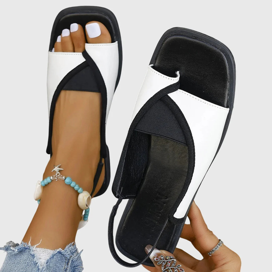 Comfortable Slide Sandals for Women Colorblock