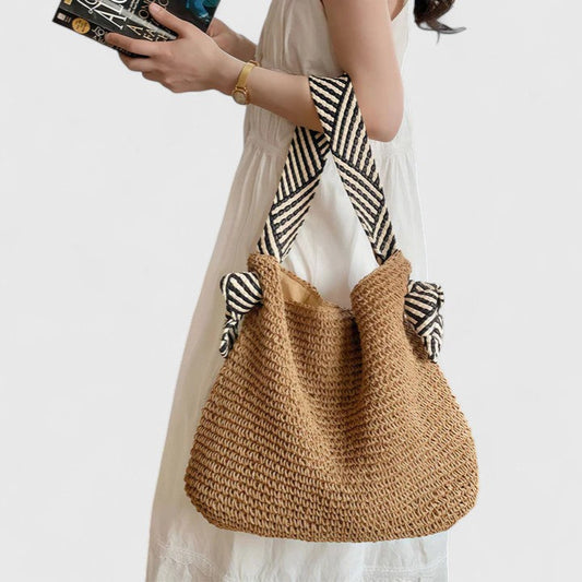 Effortless Shoulder Bag for Women Woven