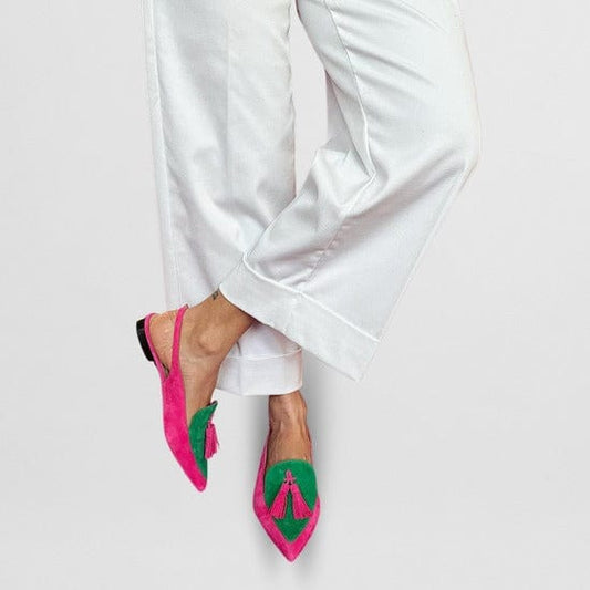 Effortless Pointed Flats for Women Fringe