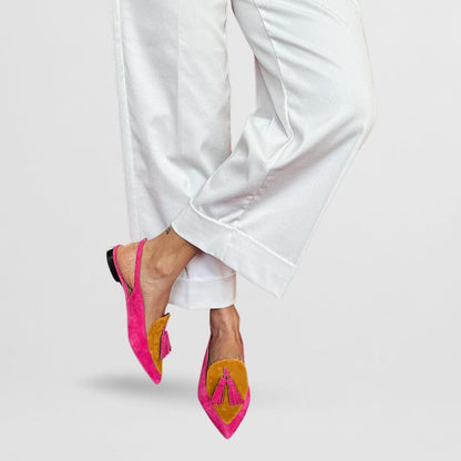 Effortless Pointed Flats for Women Fringe