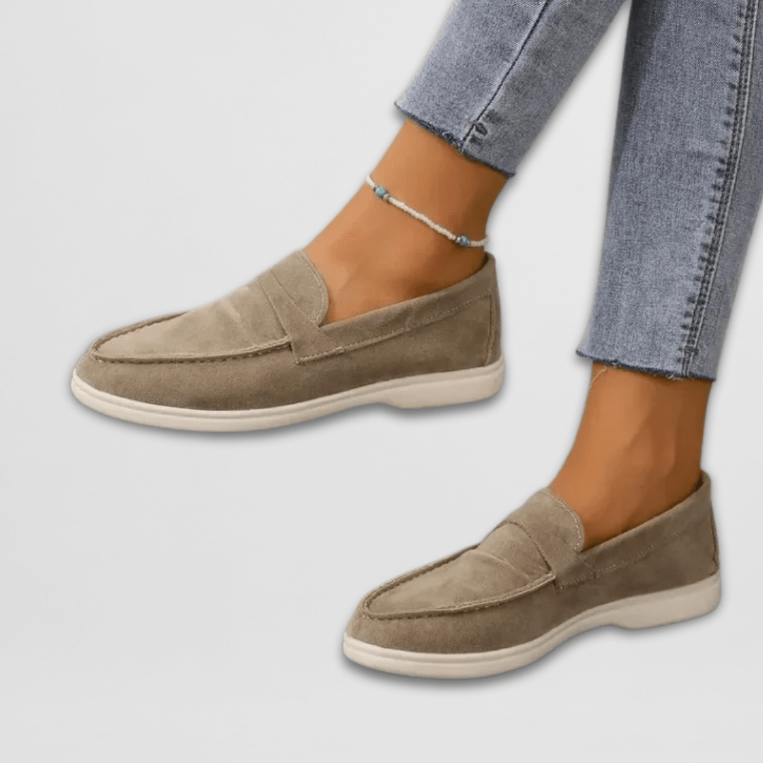 Comfortable Slip-On Loafers for Women Suede