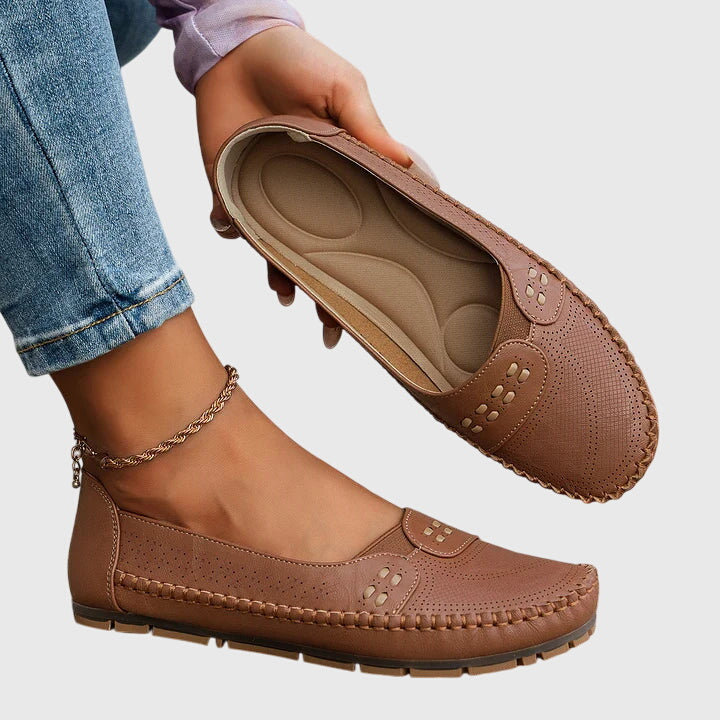 Comfortable Flats for Women Perforated
