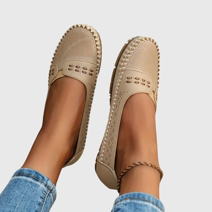 Comfortable Flats for Women Perforated
