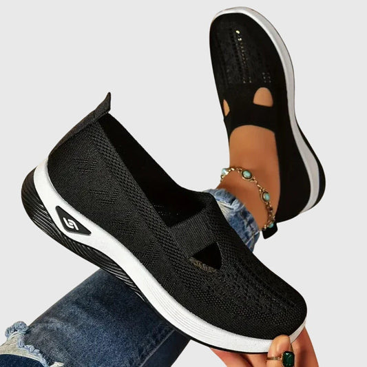 Comfortable Slip-On Sneakers for Women Perforated