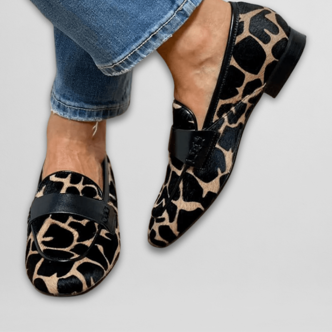 Effortless Loafers for Women Leopard-Print