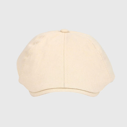Effortless Flat Cap for Women Brimmed Structured