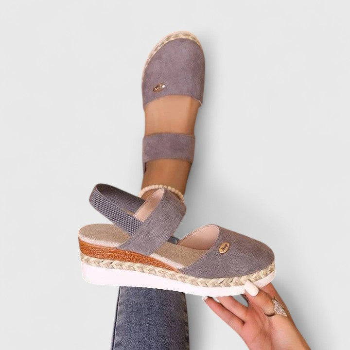 Comfortable Wedge Sandals for Women Slingback Espadrille Platform
