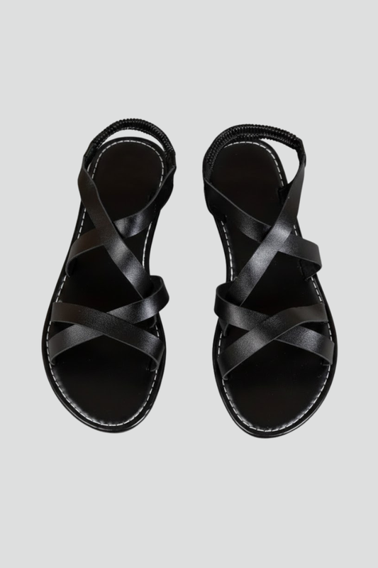 Comfortable Flat Sandals for Women Crisscross-Strap