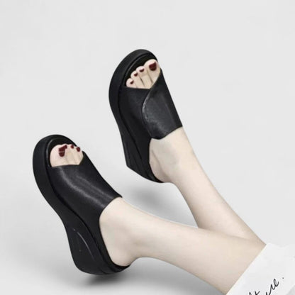 Comfortable Wedge Slide Sandals for Women