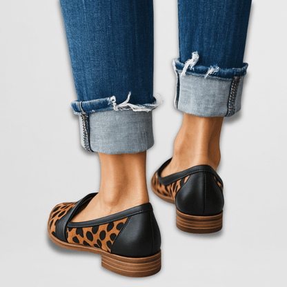 Comfortable Pointed-Toe Loafers for Women Suede Slip-On