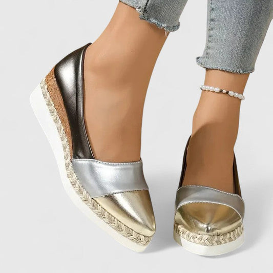 Stylish Espadrille Flats for Women Slip-On Round-Toe