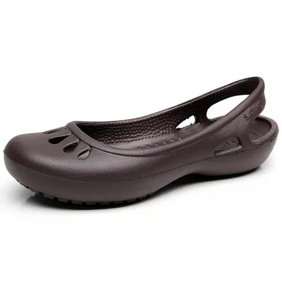 Comfortable Slides for Women Lightweight Waterproof Cut-Out