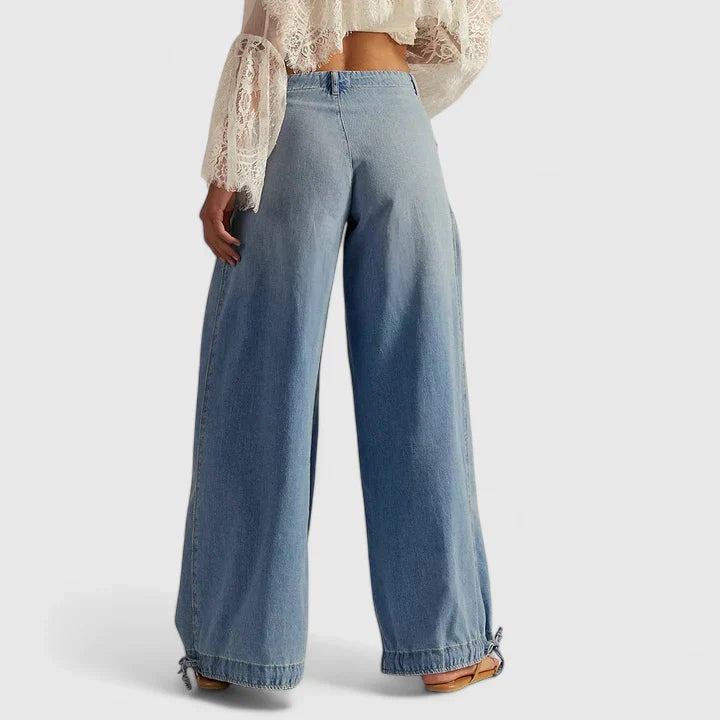 Elegant Harem Pants for Women Cargo-Pocket Cinched-Ankle