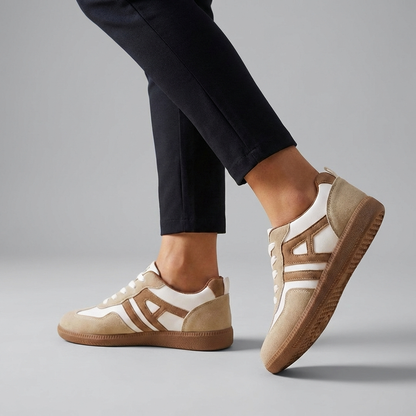 Comfortable Low-Top Sneakers for Women Casual Two-Tone