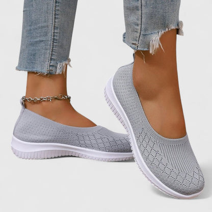 Comfortable Knit Sneakers for Women Slip-On