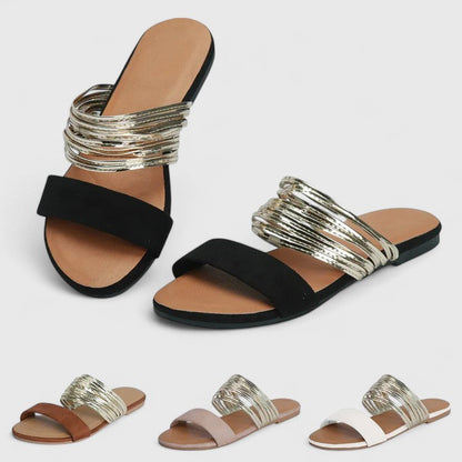 Elegant Slide Sandals for Women Strappy