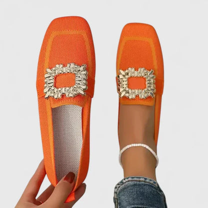 Effortless Loafers for Women Ornament-Buckle