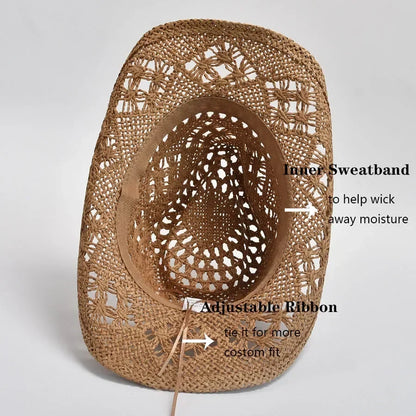 Elegant Hat for Women Woven Shell-Trim