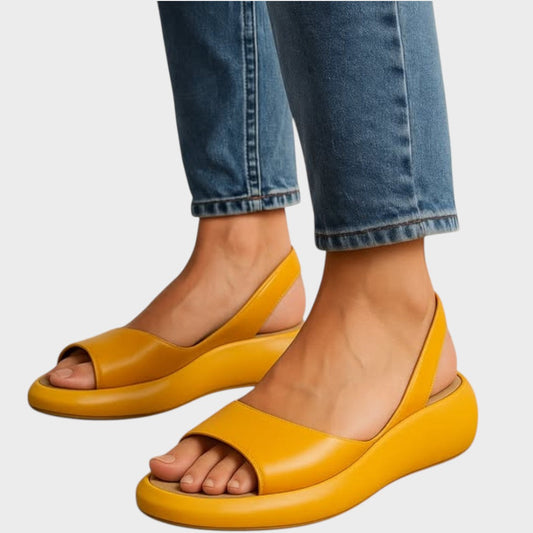 Comfortable Wedge Sandals for Women Slingback Open-Toe Platform