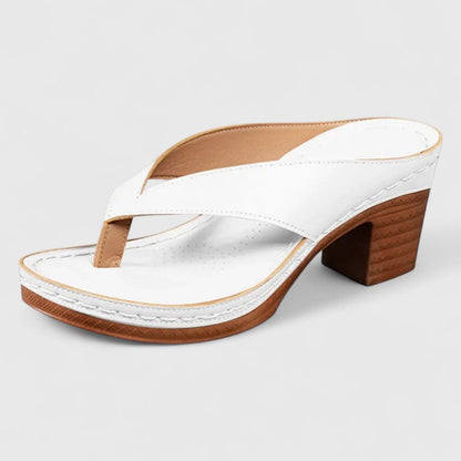 Stylish Thong Sandals for Women Block-Heel Open-Toe