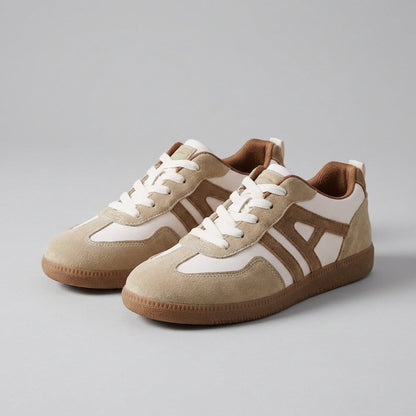 Comfortable Low-Top Sneakers for Women Casual Two-Tone