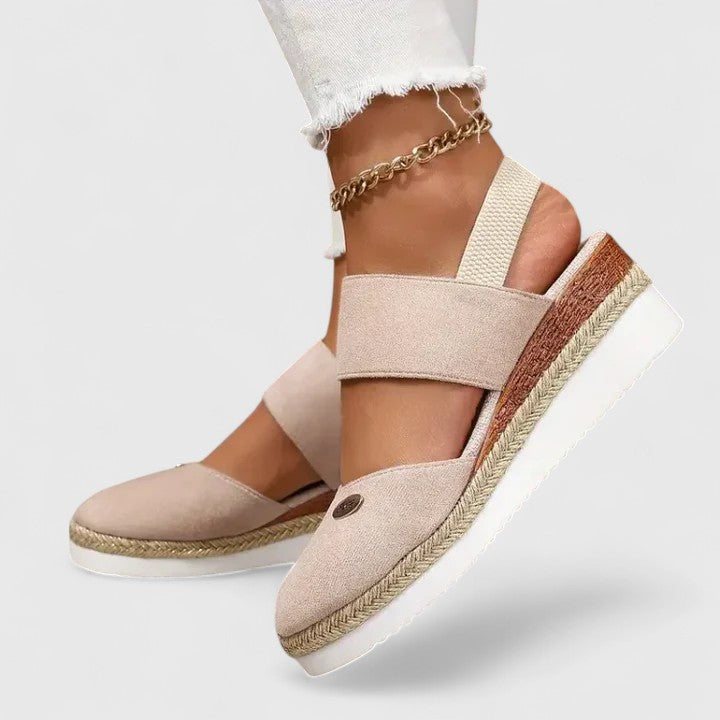 Comfortable Wedge Sandals for Women Slingback Espadrille Platform
