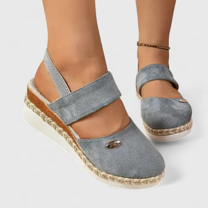 Comfortable Wedge Sandals for Women Slingback Espadrille Platform