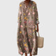Taupe Floral Print / XS