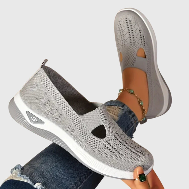 Comfortable Slip-On Sneakers for Women Perforated
