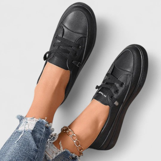 Comfortable Sneakers for Women Canvas Lace-Up Low-Top