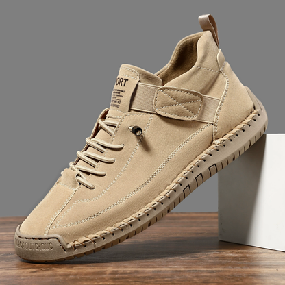 Comfortable Sneakers for Women Lace-Up Velcro-Strap