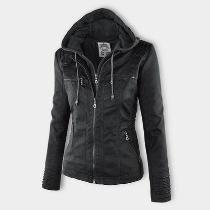 bikerjacke-damen-kapuze-kunstleder