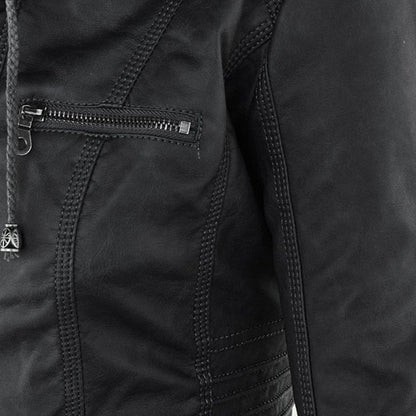 bikerjacke-damen-kapuze-kunstleder