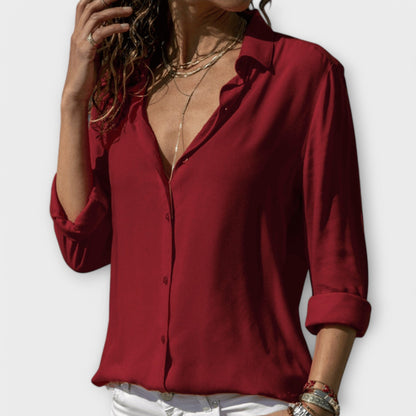 bluse-damen-knopfleiste-langarm