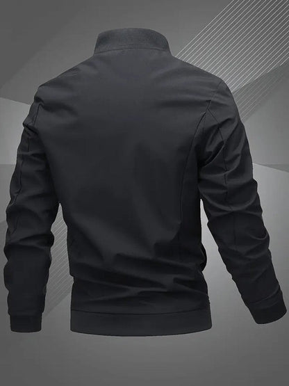 bomberjacke-herren-baseballkragen-reissverschluss
