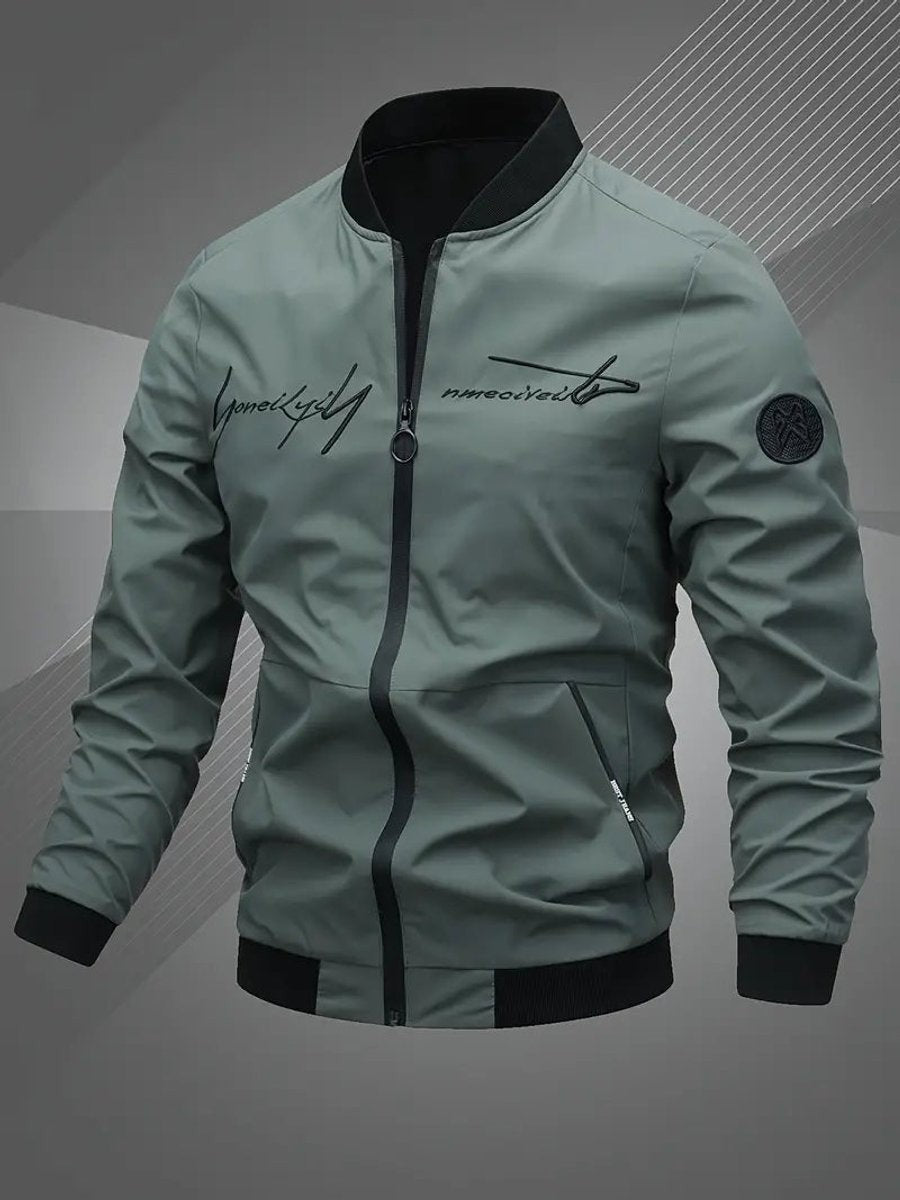 bomberjacke-herren-baseballkragen-reissverschluss