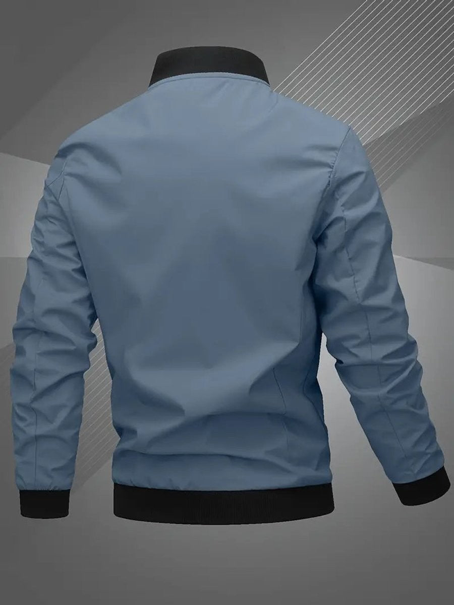 bomberjacke-herren-baseballkragen-reissverschluss