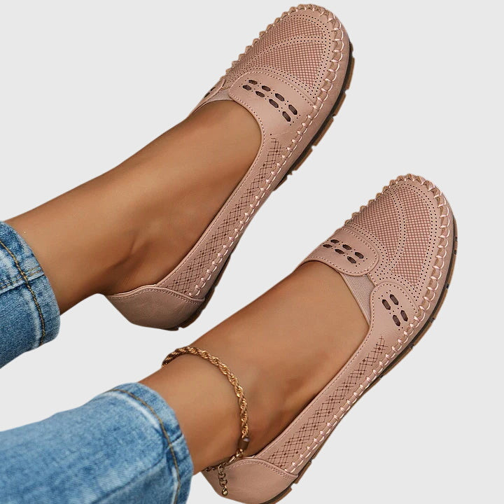 Comfortable Flats for Women Perforated