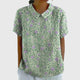 Green with Floral / S